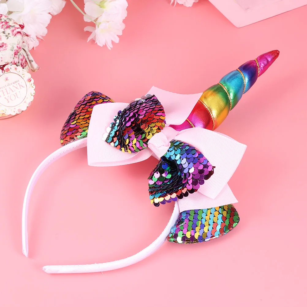 

2 PCS Cat Ear Headband Festival Photo Headdress Hair Hoops Scarf Cartoon Design Lovely Wear Kid Fabric Exquisite