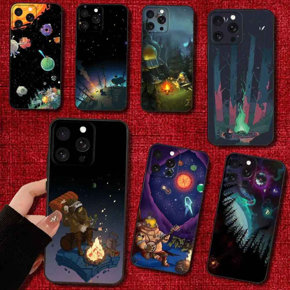 

Cool O-Outer Wilds Phone Case For iPhone 16e,16,15,14,13,12,11,Pro,X,XS,Max,XR,Plus,Mini Soft Black Cover