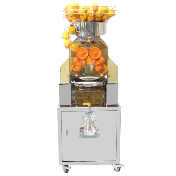 Supermarket Applicable Industries And Juice Extractor Processing Automatic Orange Juicer Machine