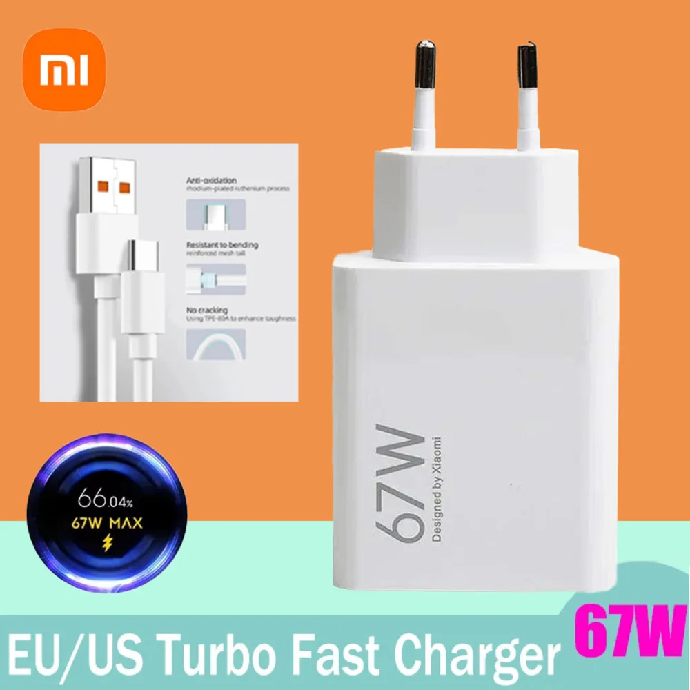 67W Original Xiaomi Fast Charger Turbo Charge EU – Only .01 for Mi 15/14/13 & RedMi 12/13! 67W Original Xiaomi Fast Charger Turbo Charge EU – Only .01 for Mi 15/14/13 & RedMi 12/13!