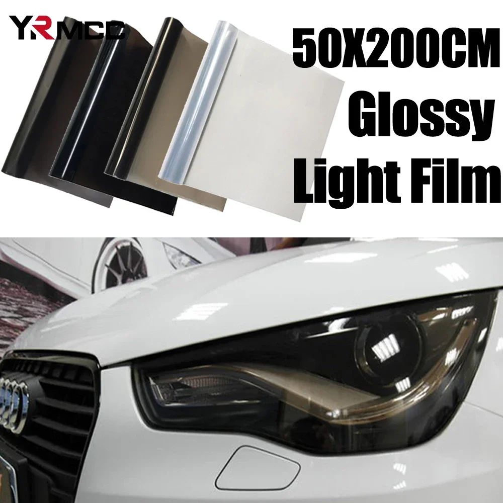 Car Light Headlight Taillight Tint Vinyl Film Headlight Foil Sticker Cars Lamp Color Change Film Decoration DIY Car Accessories