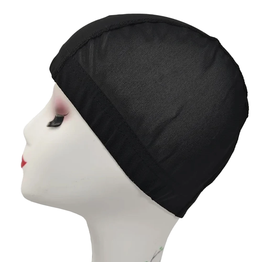 1pc Ventilated Nylon Mesh Nude Stocking Wig Cap Hairnets Stretchy Close End Super Extra Thin Skin Breathable Wig Cap