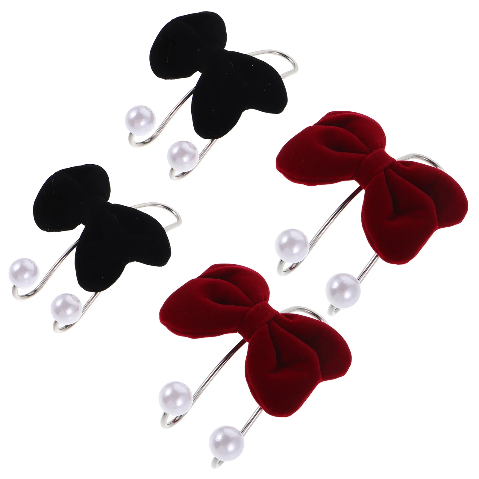 

4Pcs Car Seat Back Hooks Bow Shaped Car Accessories Hooks Vehicle Purse Coat Umbrella Holder Headrest Organizer