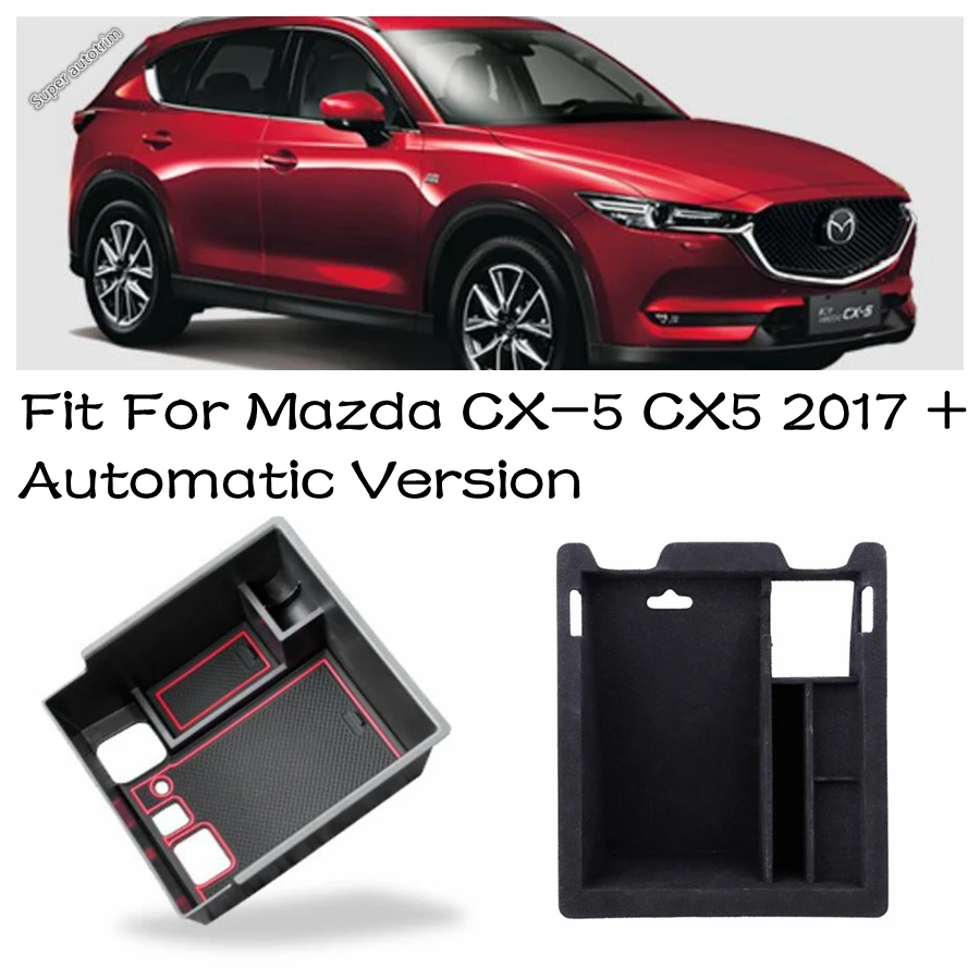 

Car Central Control Multifunction Storage Box Automotive Part and Accessories For Mazda CX-5 CX5 2017 - 2024 Automatic Version