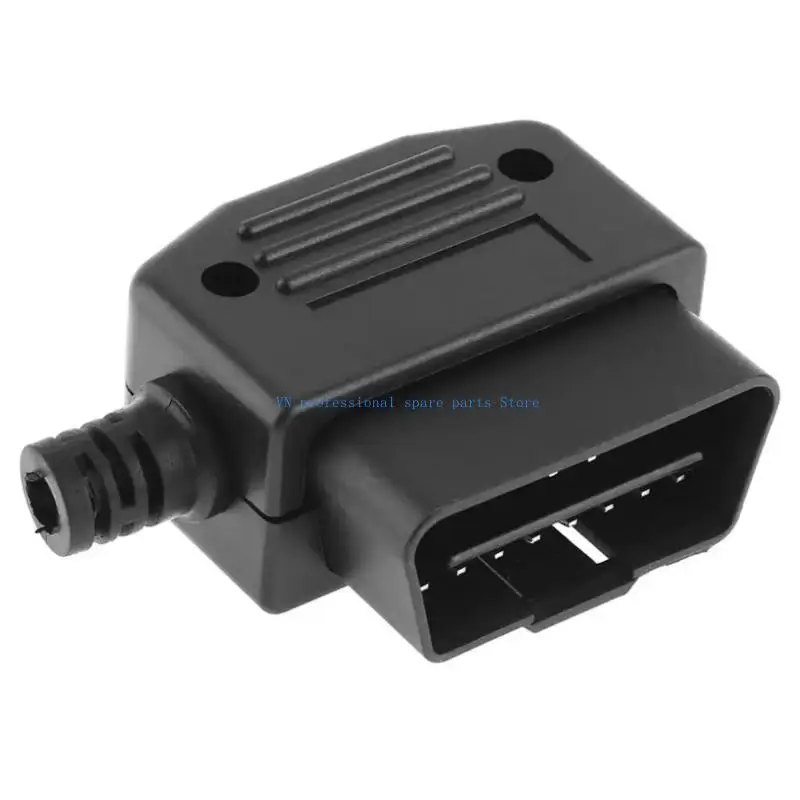 

41XA Easy Installation Car OBD2 Port Universal Fitment J1962M OBD2 Male Connector