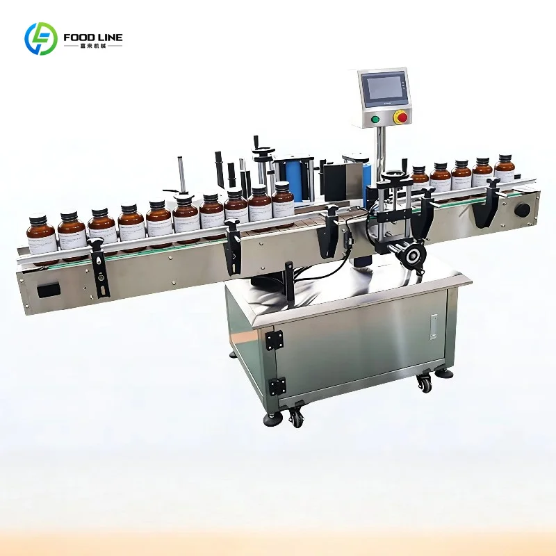 Customized High Accuracy Stainless Steel Electric Label Applicator For Cosmetics Food Glass Bottles Cartons Metal Paper Drinks