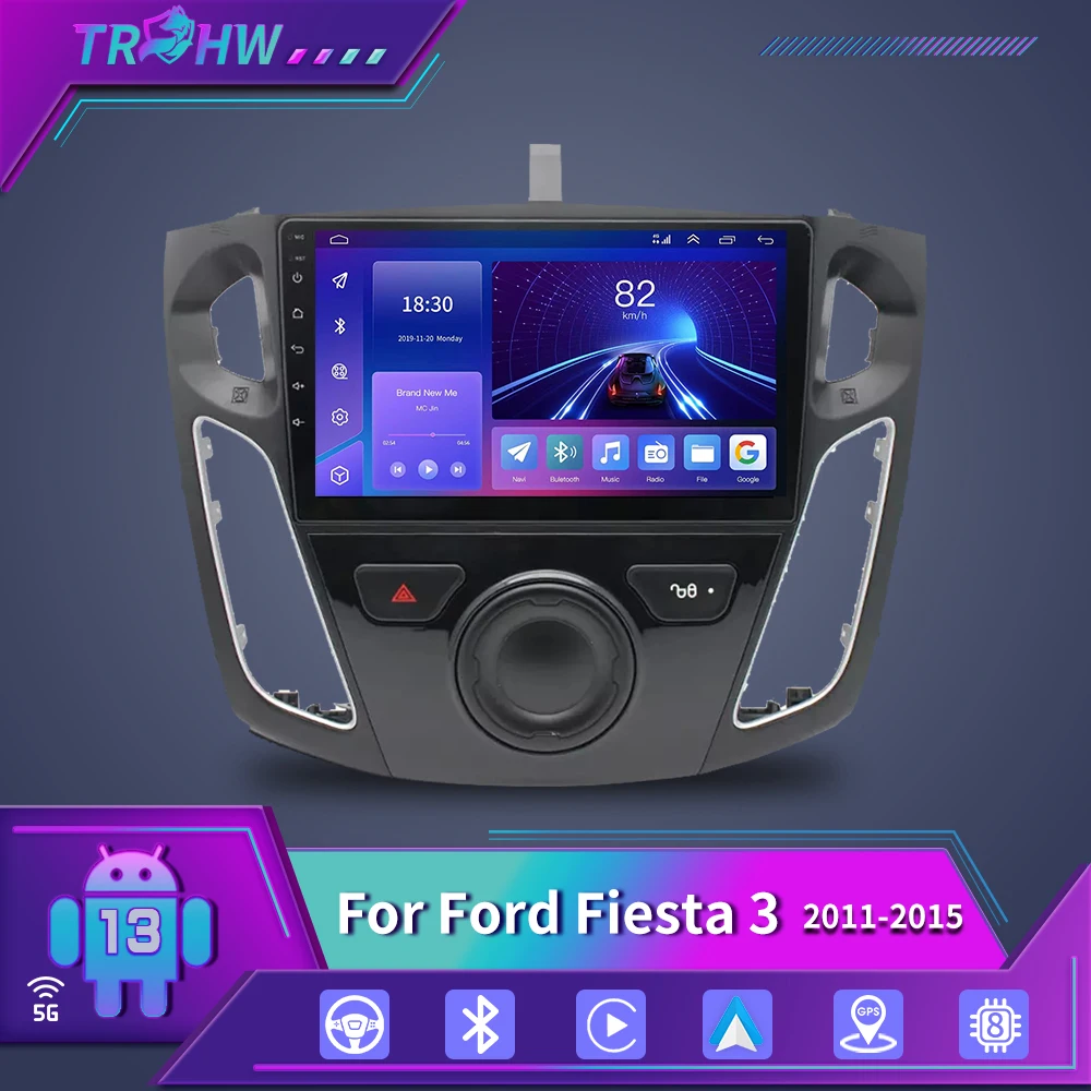 

For Ford Focus 3 Mk 3 2011 - 2015 Multimedia Auto Radio Video Player autoradio 2din Carplay GPS 8Core Car Android 13 Auto Radio