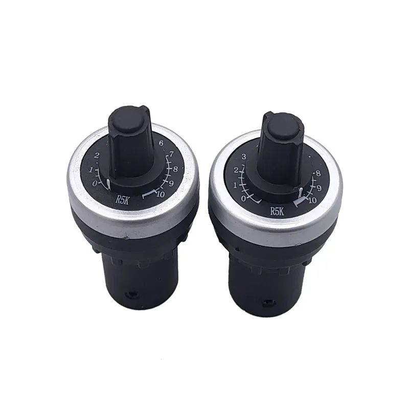 10pcs 1K3K5k20k50k200K Ohm Special Variable Frequency Switch Speed Regulating Potentiometer Frequency Converter Potentiometer