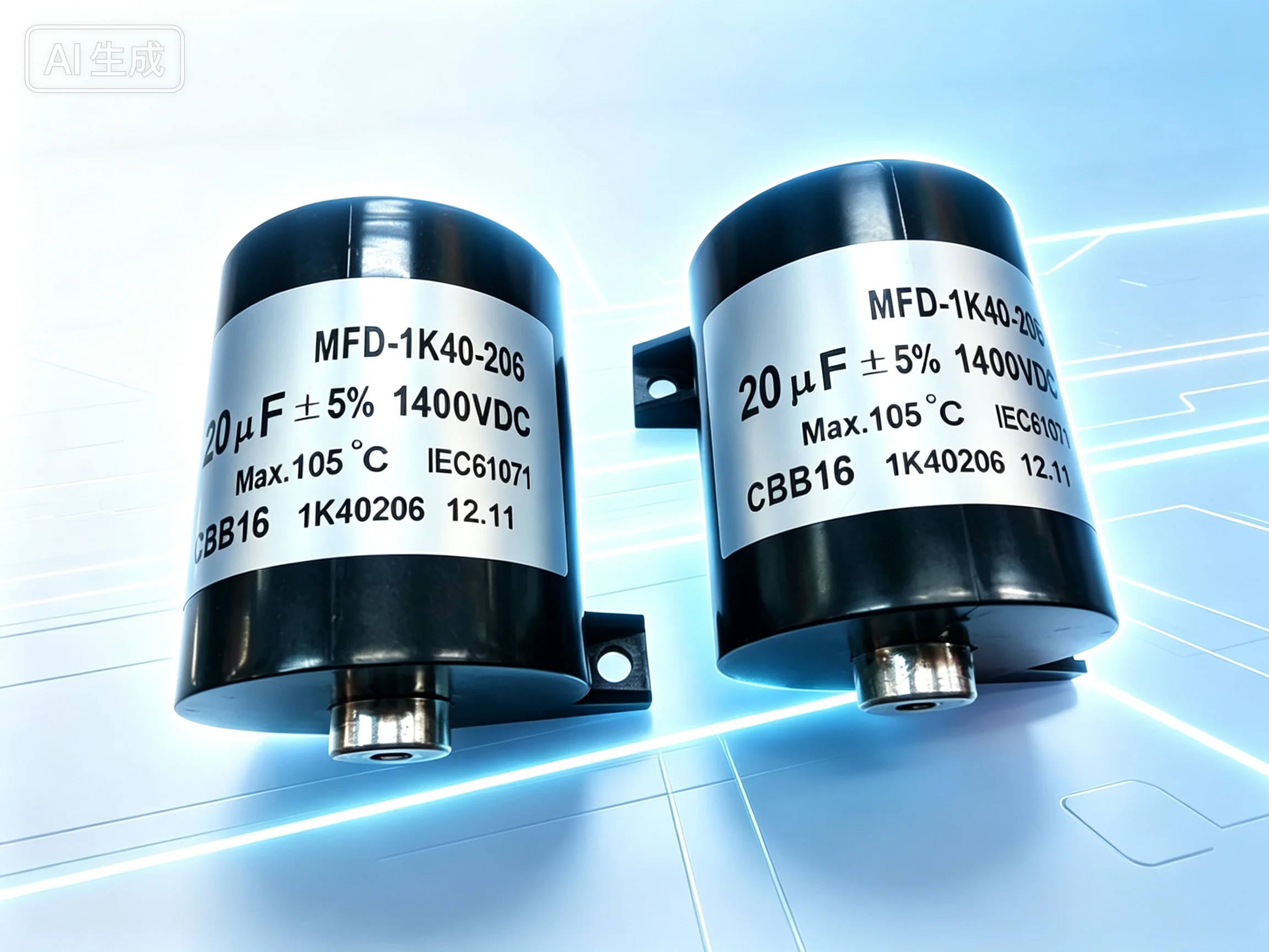 Capacitor for 1400VDC 20UF New Original  2pcs