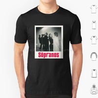 Sopranos Cast T Shirt Cotton Men Women DIY Print Tony Tony Soprano Tony Hawk The Sopranos Sopranos Italian Mob Mobster Hbo Pop