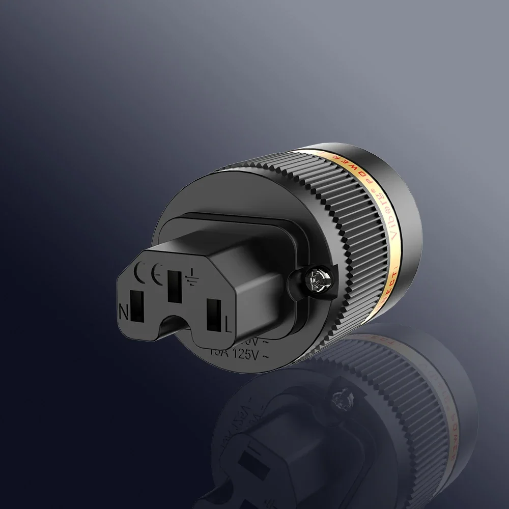Reines Rotkupfer 99,99% 4U Vergoldeter Viborg VM501G VF501G US-Stecker Netzkabel für HIIF Audio / Video – Detail 10