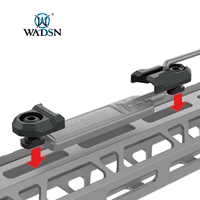 WADSN Surefire M600 M300 Scout Light Flashlight ST07 Remote Tape Pressure Pad Switch Mlok Keymod Rail Mount Plates Accessories