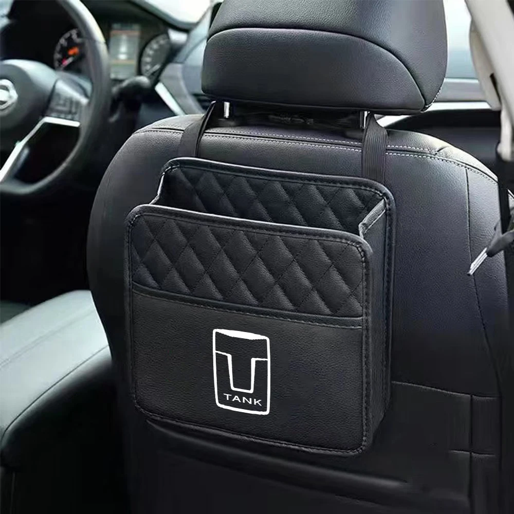 For Great Wall TANK 300 500 2022 2023 Auto Accessories Car Seat Back Storage Bag Multi-function Pocket Box