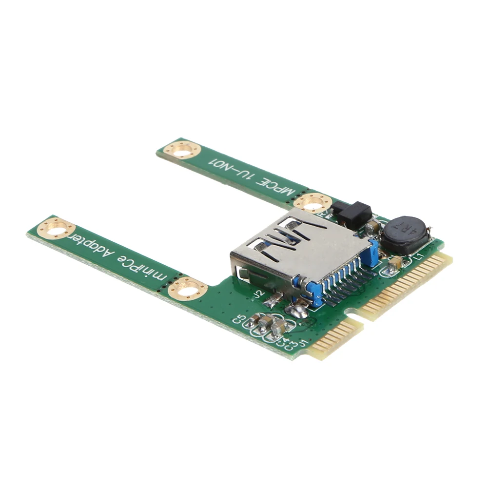 Mini PCI-E To USB3.0 Expansion Card Mini PCI-E to USB3.0 PCI Express Adapter Card With Screw for Notebook for Windows Mac OS