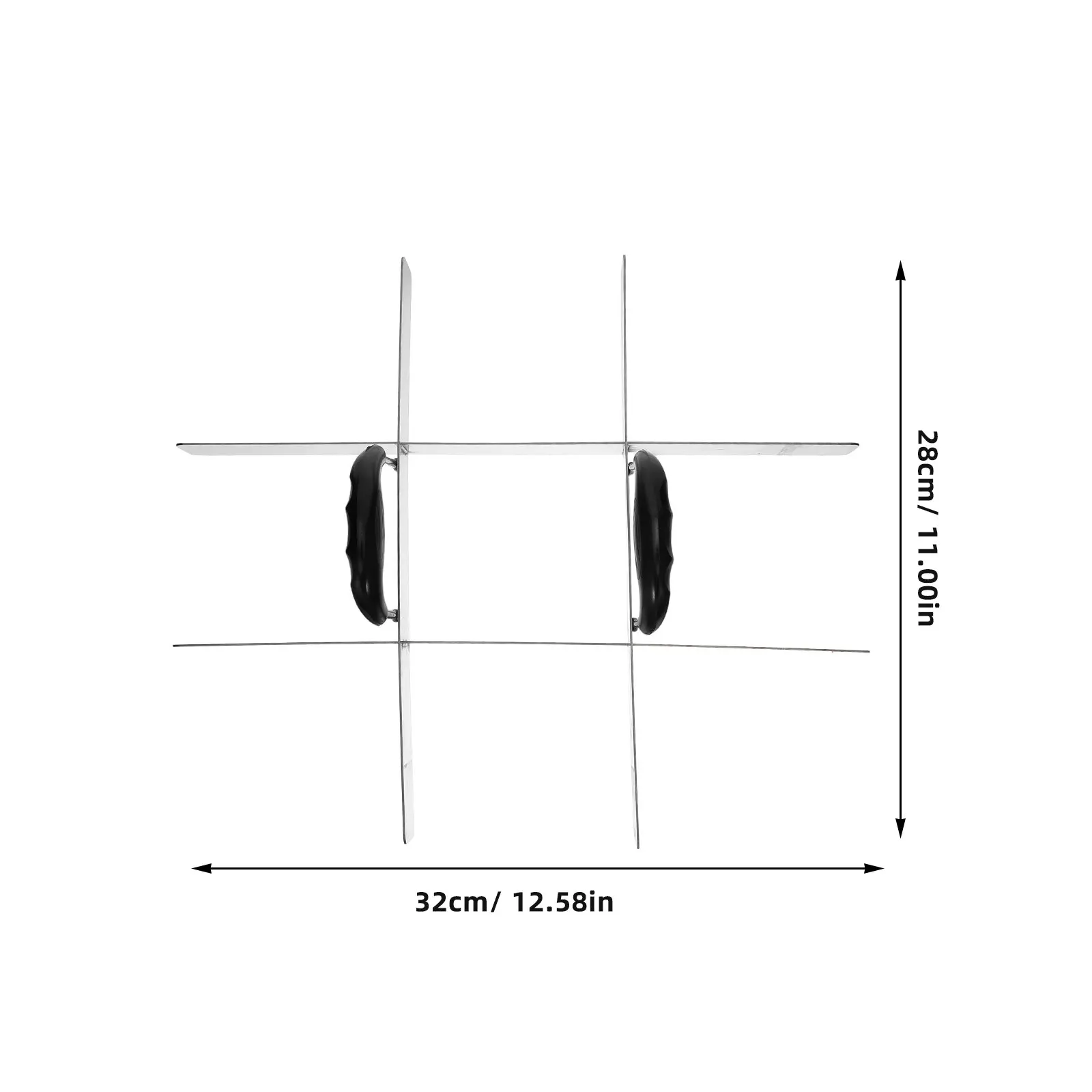 Cake Divider Brownie Equal Portion Marker 9 Grids Stainless Steel Pie Slicer Cheesecake Cutting Guide Rectangular Bread Pan