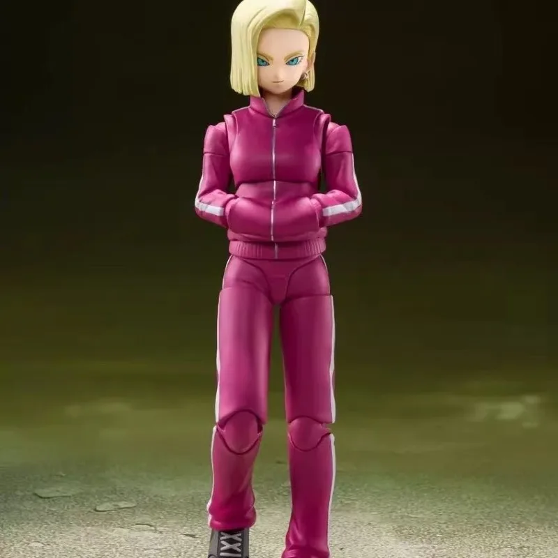 Bandai Genuine Soul Limited SHF Dragon Ball Super Android No. 18 Space Survival Chapter Movable Model Figure Gift view 6