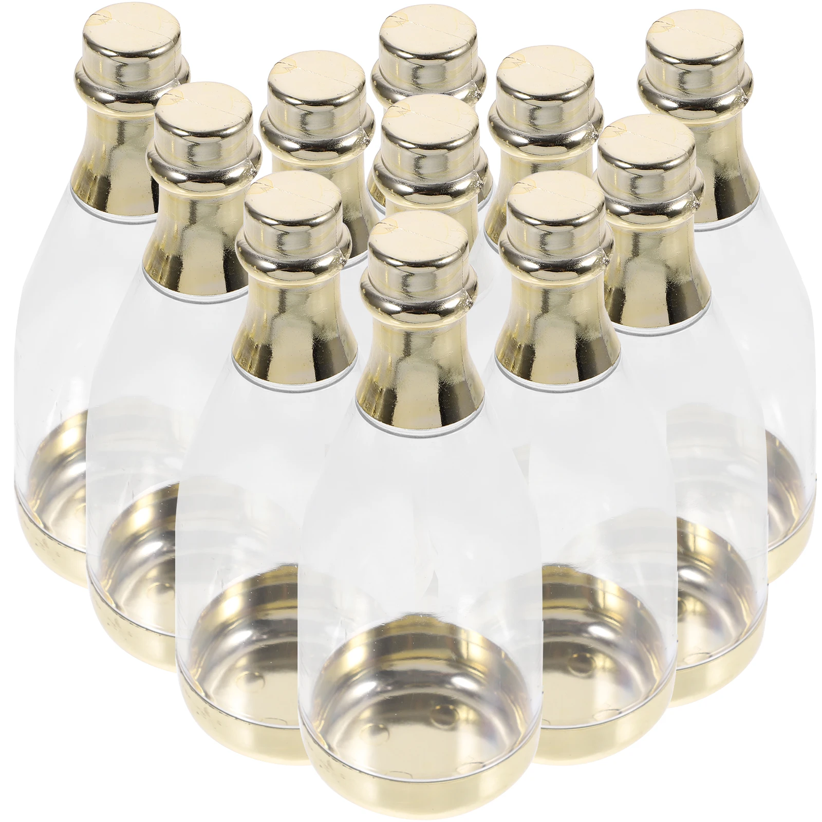 

12pcs Wedding Candy Boxes Plastic Mini Bottles Baby Favors Sweets Containers Packaging Gifts