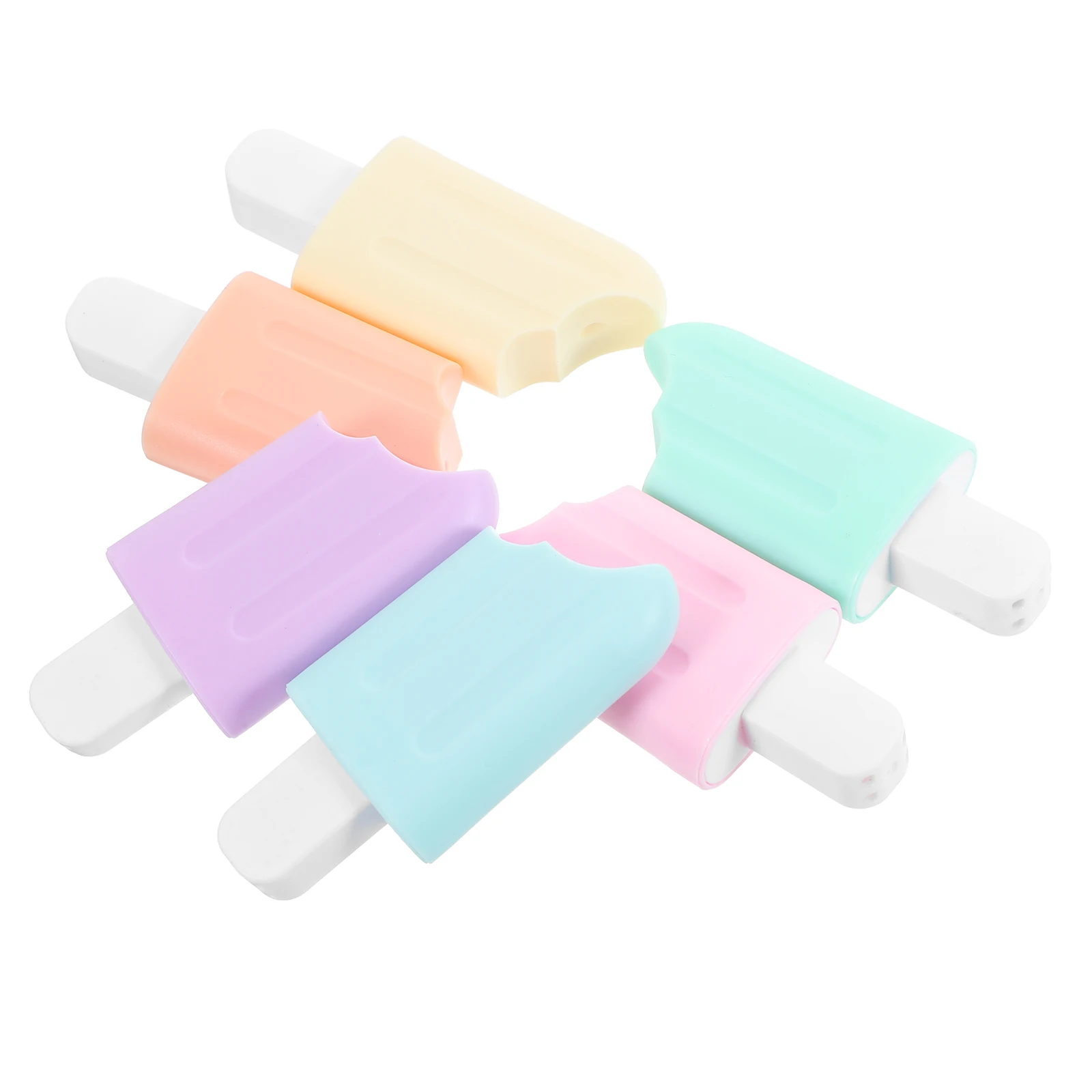 6Pcs Highlighter Pens Vibrant Mini Highlighters for Adorable Cartoon Marking Pens for Note Taking Book Marking