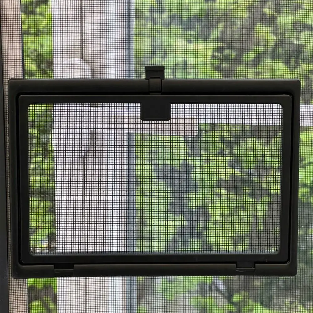 Practical DIY Window Screen External Opening Removable Anti-Mosquito Small Windows Invisible Insect Screen Net