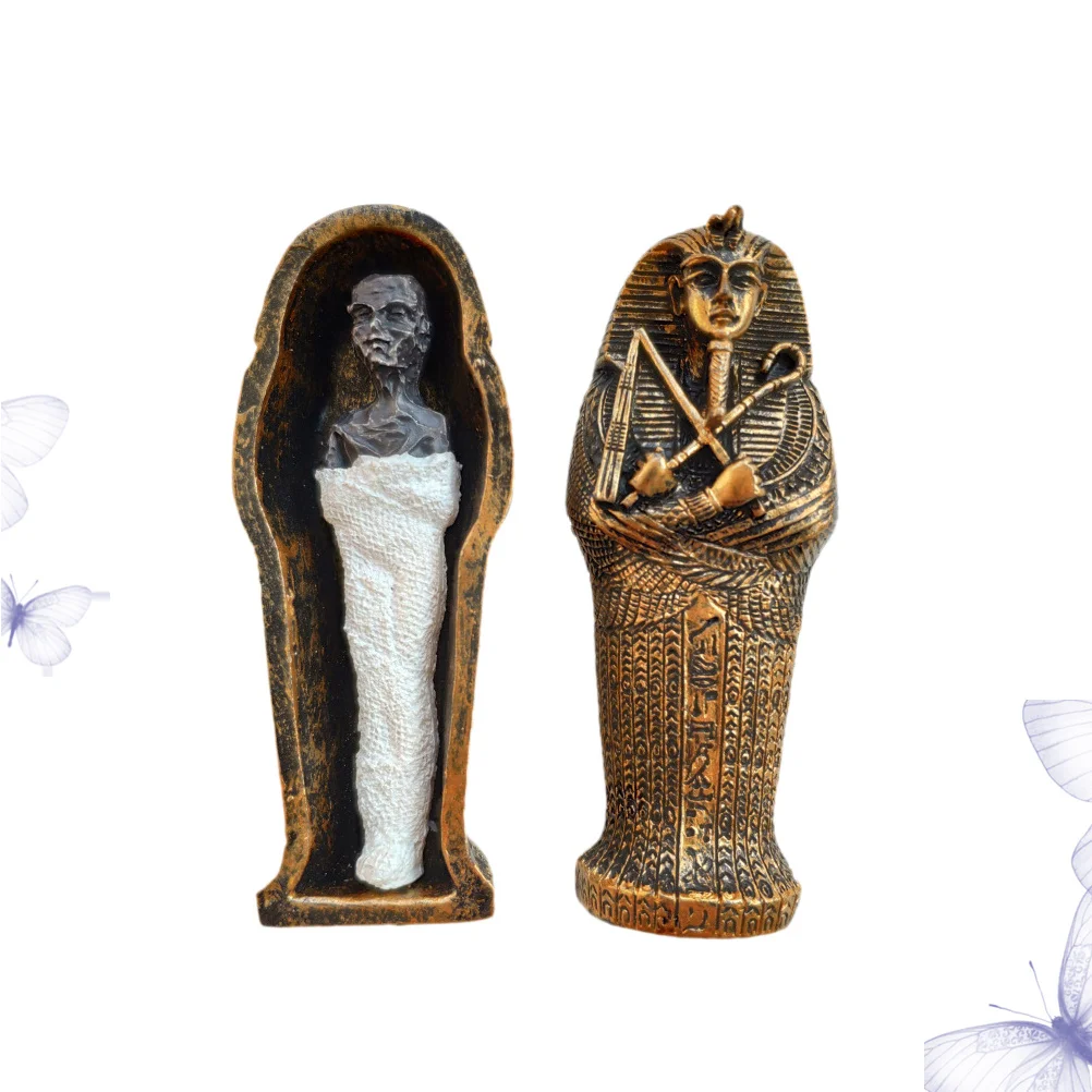 

Fish Tank Decorations Accessory Aquarium Landscape Mummies Ornament Resin Ornaments