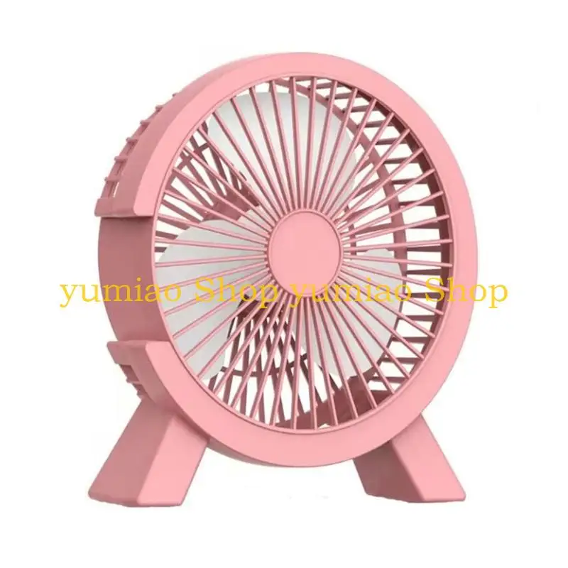 587B Retro Portable Fan Desktop Fan Without Battery USB Fan 1 Speed USB Cable Powered