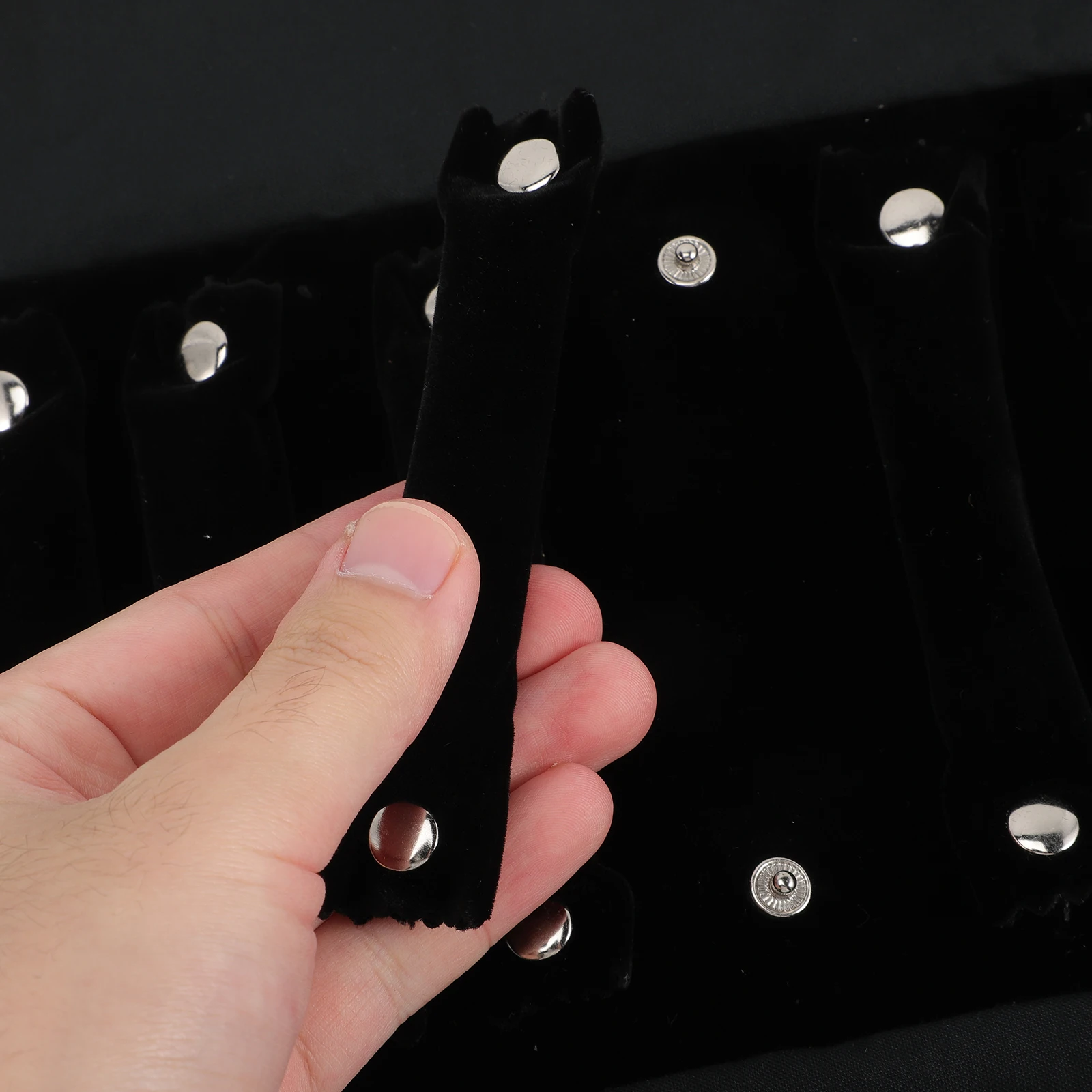 

Travel Jewelry Organizer Roll Bag Finger Rings Holder Portable Jewelry Storage Pouch for Travel Home Camping