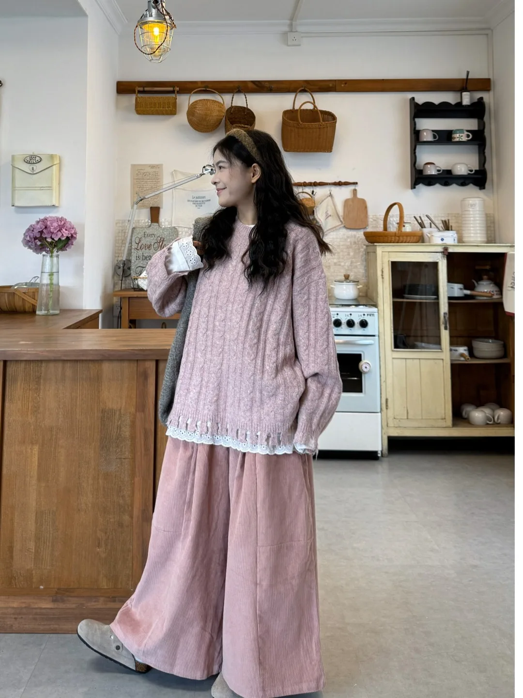 

plus Size Women's Long Sve High Waist Loose Sweater with Tassel Autumn Winter Faion Set Tee Pieces Korean Sle Commute
