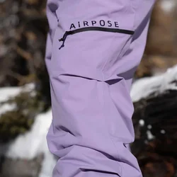 Winter 2025 Ski Pant Women Men Outdoor Sport Snowboard Warm Overalls Alpine Windproof Cotton Skiing Snow Pants Adult Trousers