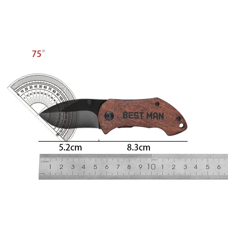 Wild Survival Self-defense Knife Portable Fruit Knife For Outdoor Campi Stainless Steel Camping  Fixed Blade Multi EDC Tool