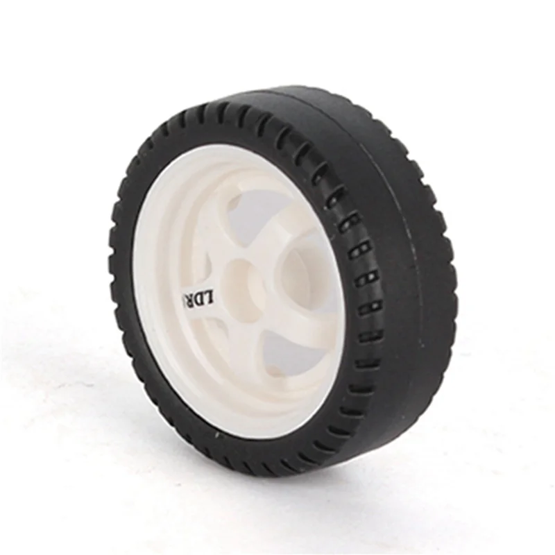 AS96-8Pcs 33Mm RC Drift Tire Wheel Hard Tyre For LDRC AE86 A86 A86P LD1801 1/18 RC Car Upgrade Parts Accessories,1