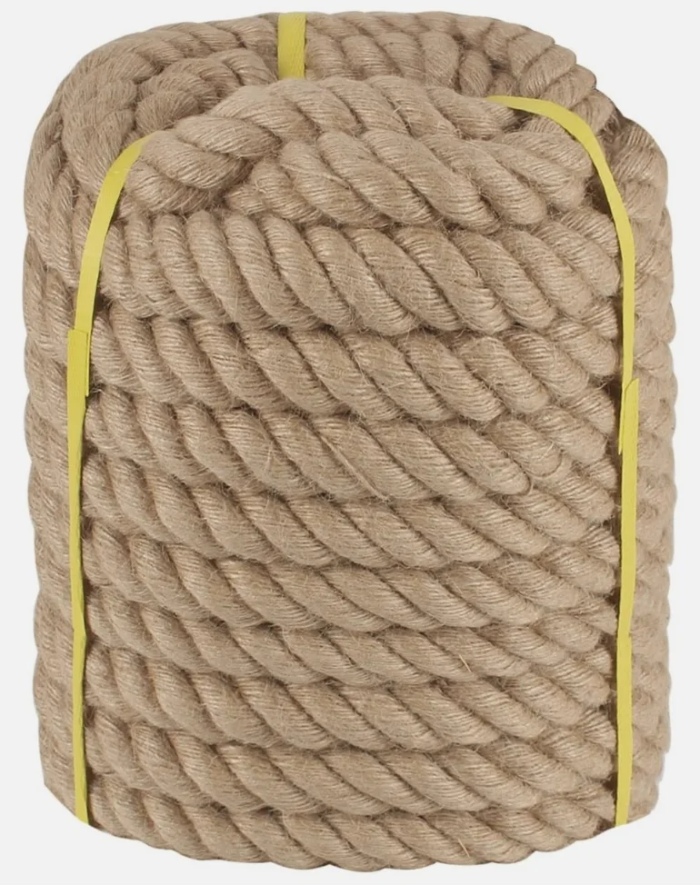 14mm 5-30M Natural Jute Rope Twine Rolls Rope Hemp Twisted Cord Macrame String Pet Scratching Handmade DIY Craft Decoration