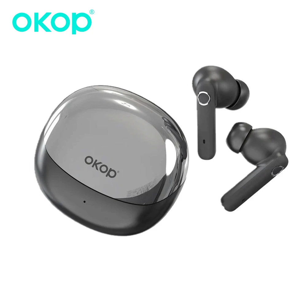 

OKOP AI Headset,Wireless Bluetooth Headset,Semi-in-ear Headset,Simple Game HeadsetCall Noise Reduction Long Battery Life Headset