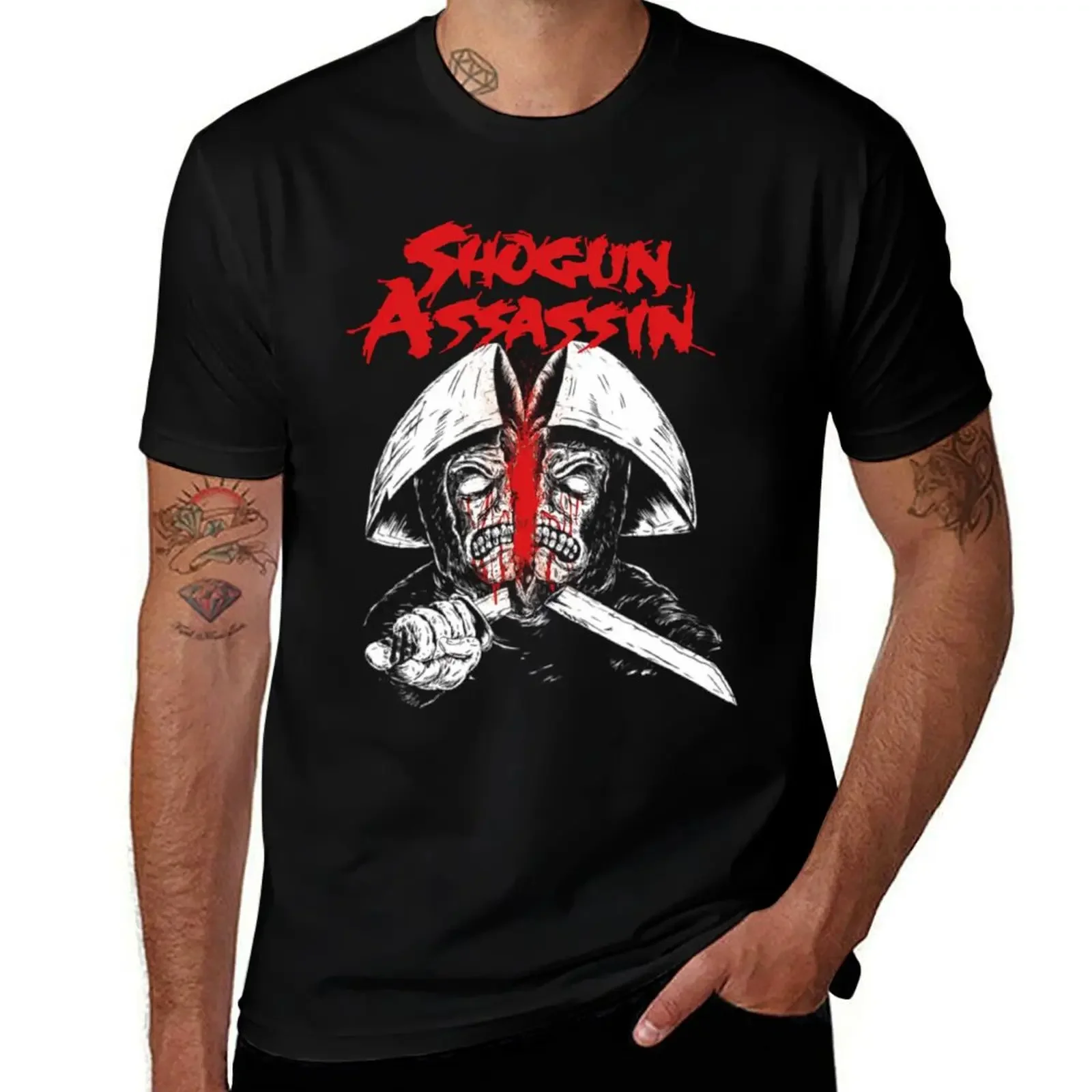 Shogun Assassin T-Shirt gifts for boyfriend Anime t-shirt shirts men graphic