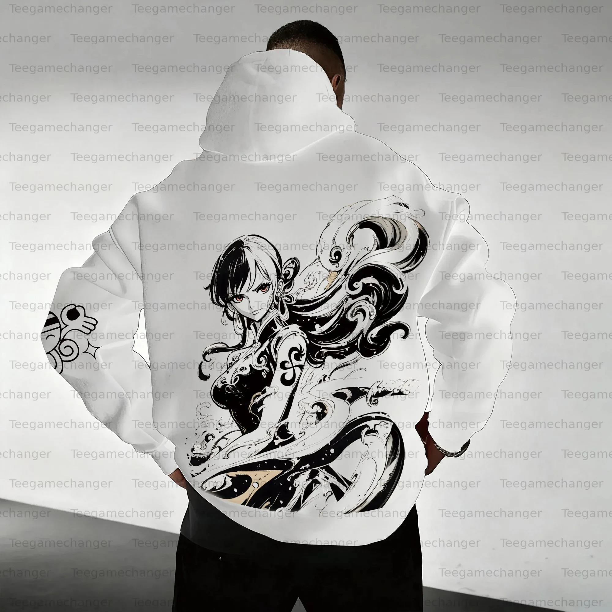 

ONE PIECE Parent-child Clothing Autumn and Winter Japanese Hotblooded Animation Classic Character Hoodie Men's and Women's