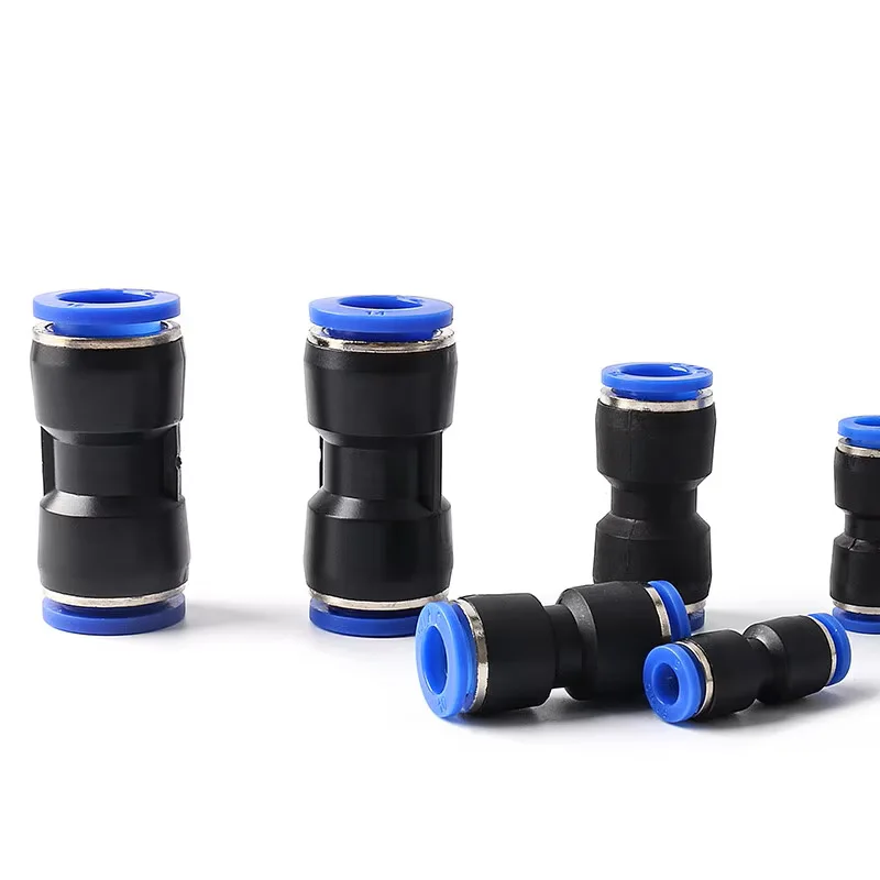 PU PE PV PY 24 pieces/box 6mm pneumatic hose connector kit, pneumatic quick release air hose push in connection accessories