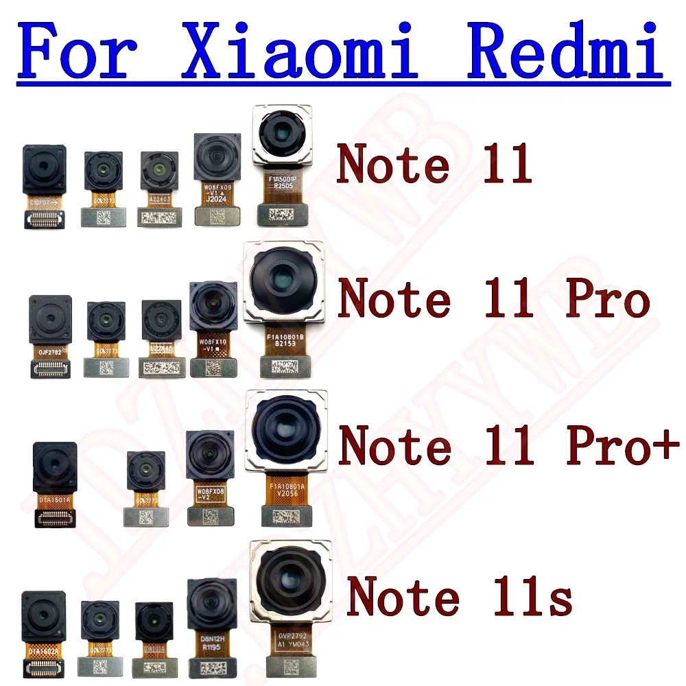 Rear Back Camera For Xiaomi Redmi Note 11 11Pro plus 5G Note 11S Main Backside Camera Module Flex Replacement Spare Parts