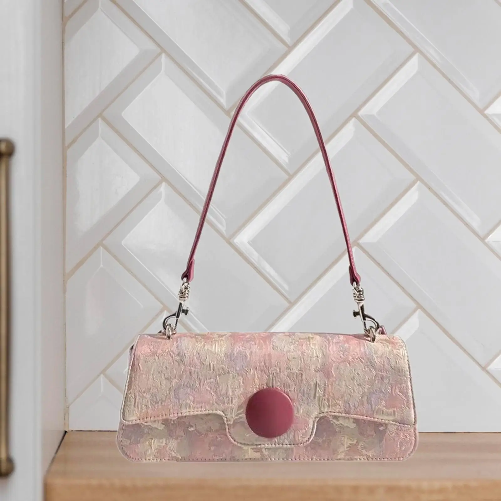 حقيبة كتف للنساء حقيبة ترفيهية محفظة كتف أنيقة للتسوق والتنقل #3