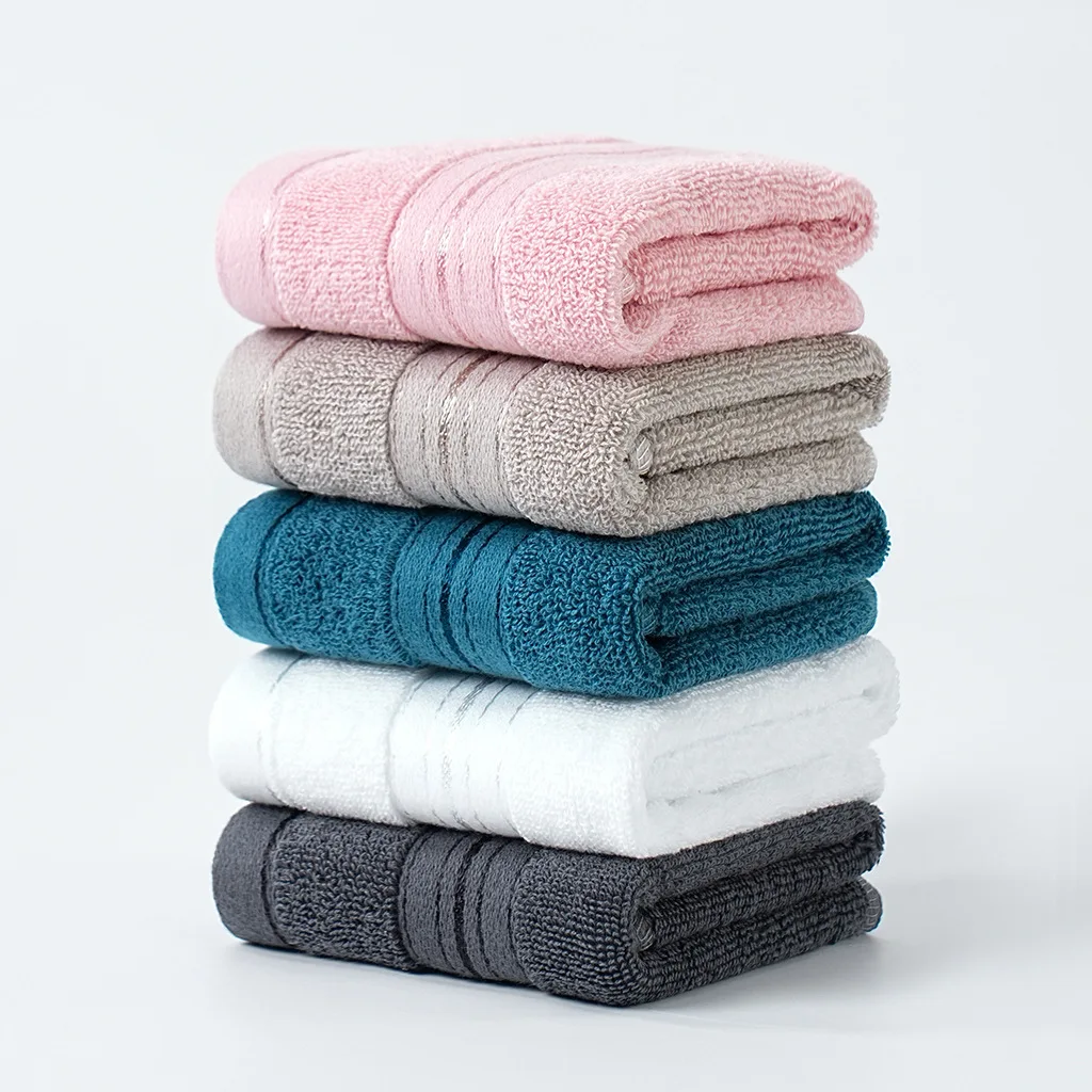 100% Cotton Solid-Color Baby Towel Hands and Mouth Soft Absorbent, and Versatile; Also Ideal for Wiping Tables, Cars, and More.