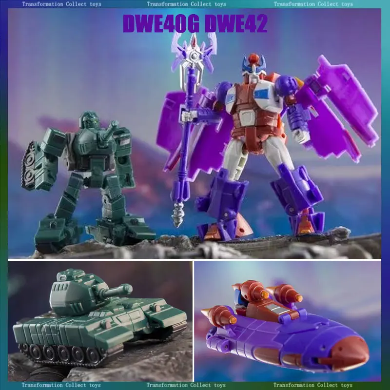 Transformatie DR.WU DWE40G Groene Speer DWE42 Titanium Master Kleinschalig Actie Robot Model Collectie Speelgoed Cadeaus voor Kinderen