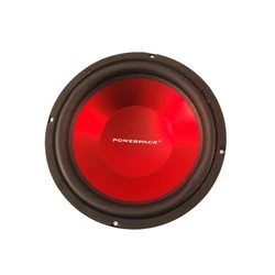 1pc altoparlante per auto Woofer 10 pollici 255mm potente 600 W 4 Ohm telaio personalizzato in acciaio bordo in gomma rivestimento rosso cono di iniezione Audio