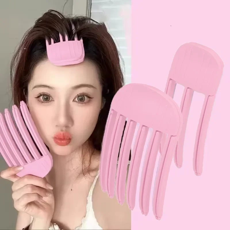 

1/2pcs Natural fluffy hairpin No hot hairpin DIY hairstyle fluffy tool hair root clip curl fixed shape clip Tixel Barber bag