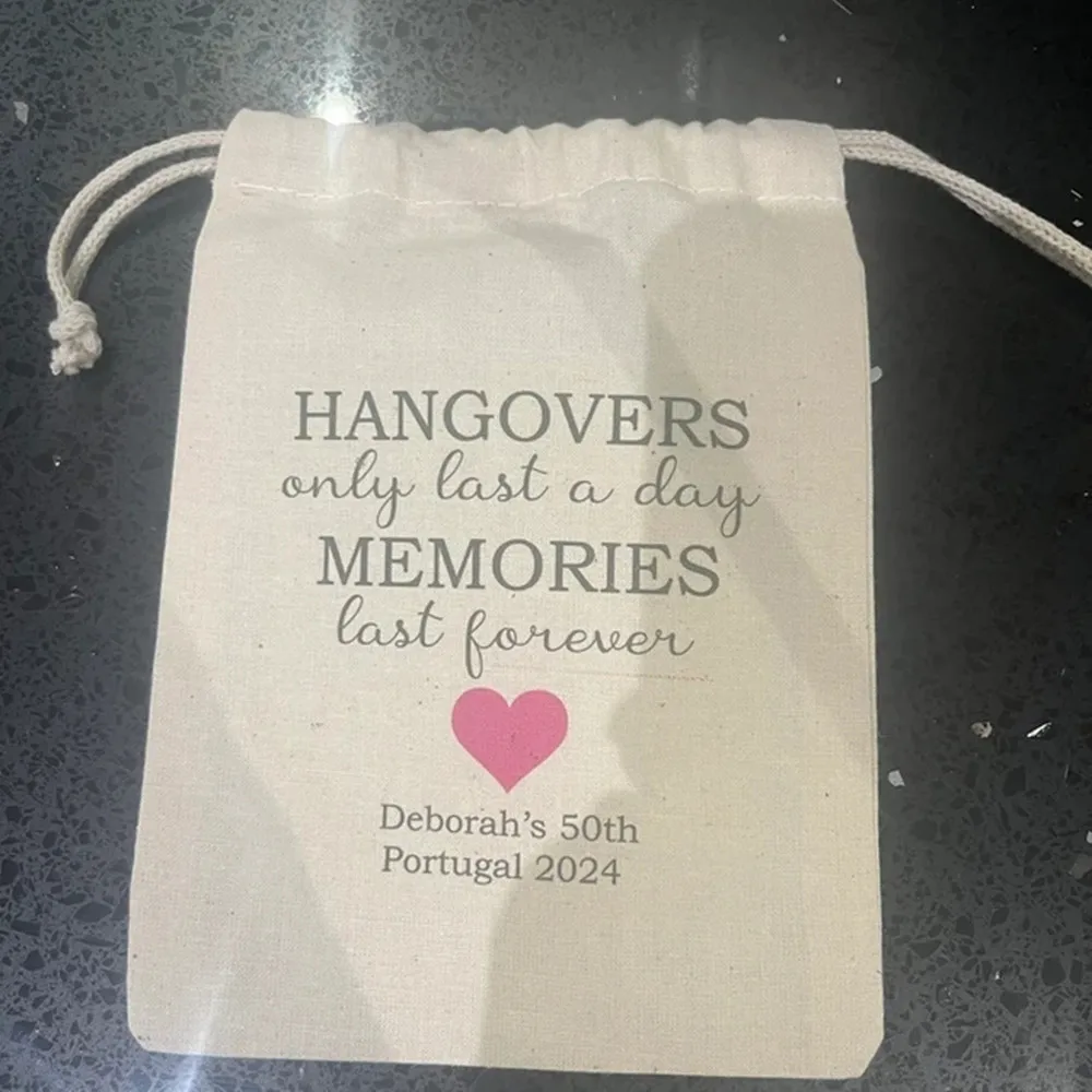 25 Custom Hangover Recovery Kit Bags,Hen Party Favours, Bachelorette Party, Birthday, Hangover Survival Kit, Morning After Kit