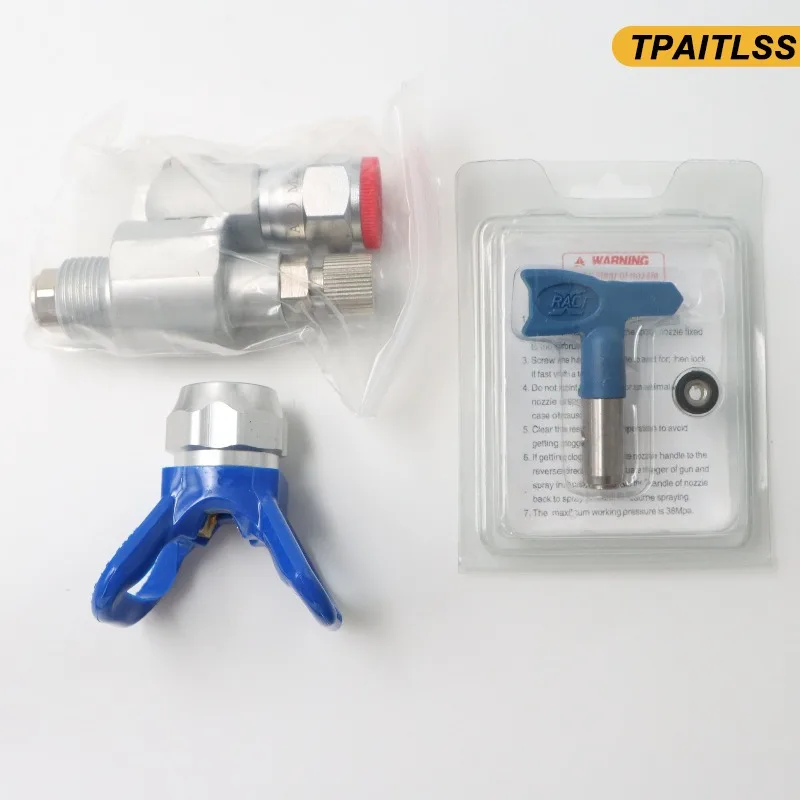 

287030 CleanShot ShutOff Valve Swivel Joint 287-030 with 517 Tip for Titan Wagner airless Paint Spray Gun