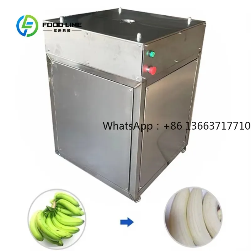Industrial Fully Automatic Plantain & Banana Peeler Machine Customized High-efficiency Stainless Steel Fruit Vegetable Equipment