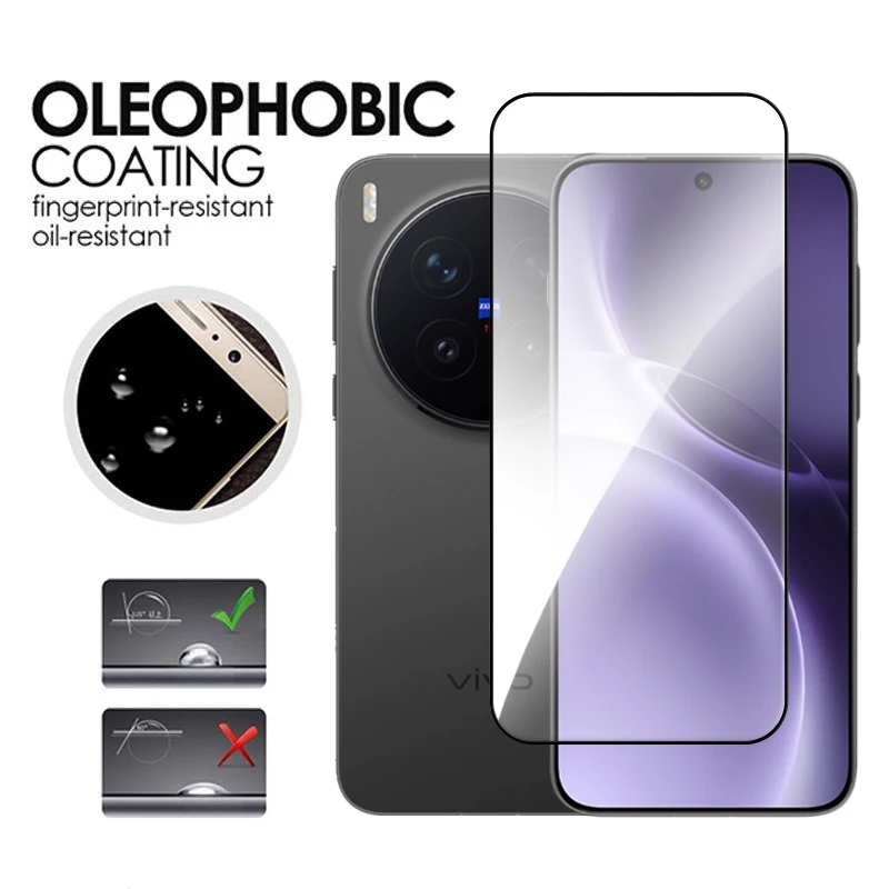 6in1 For Vivo X300 Pro Glass For Vivo X300 Tempered Glass 2.5D Full Cover Screen Protector For Vivo X300 Pro Lens Film - Image 5