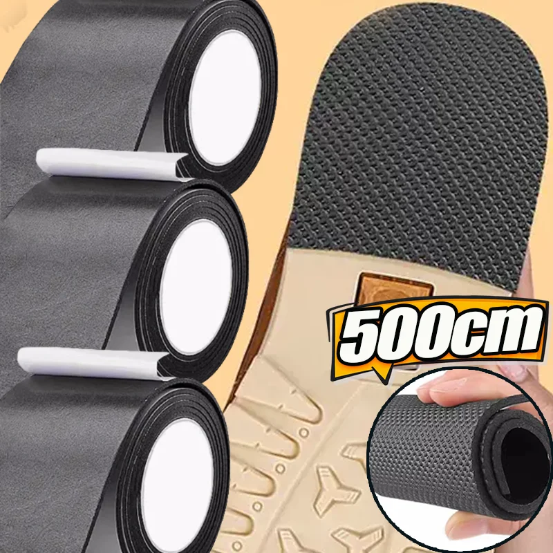 

5Rolls Non-Slip Shoes Stickers No-adhesive High Heel Sticker Anti-Slip Heel Sole Protectors Long Lasting Shoes Care Pads Cushion
