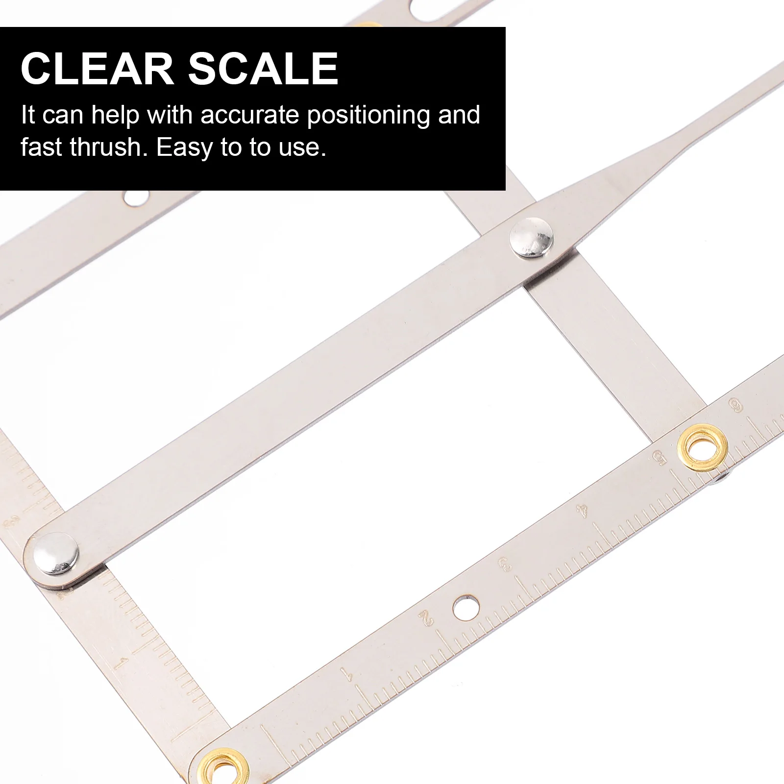

Eyebrow Scale Measuring Tool for Tattoos Positioning Tools Shaper Adjustable Ruler Measurement