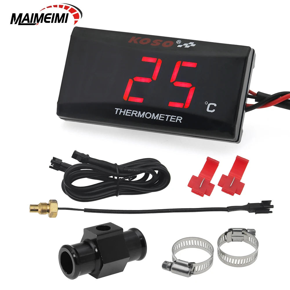 

Motorcycle Water Temperature Mini Meter For Koso For XMAX250 300 NMAX CB 400 CB500X Sensor Water Temp Adapter Scooter Racing