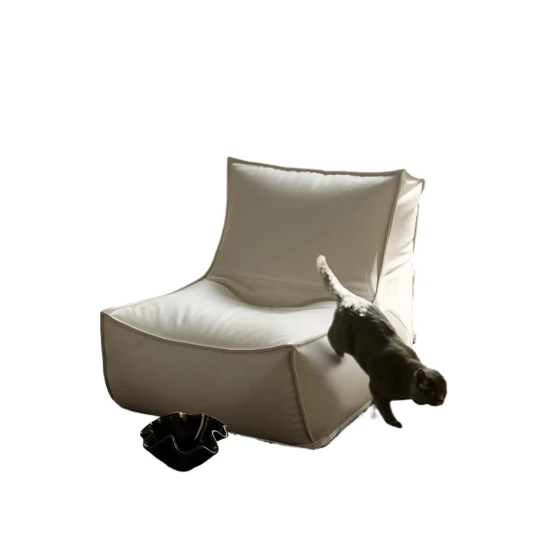 โซฟาขี้เกียจ หนังอีโค่แบบสบาย ๆ กันน้ำ พนักพิงสูง สามารถนอนได้