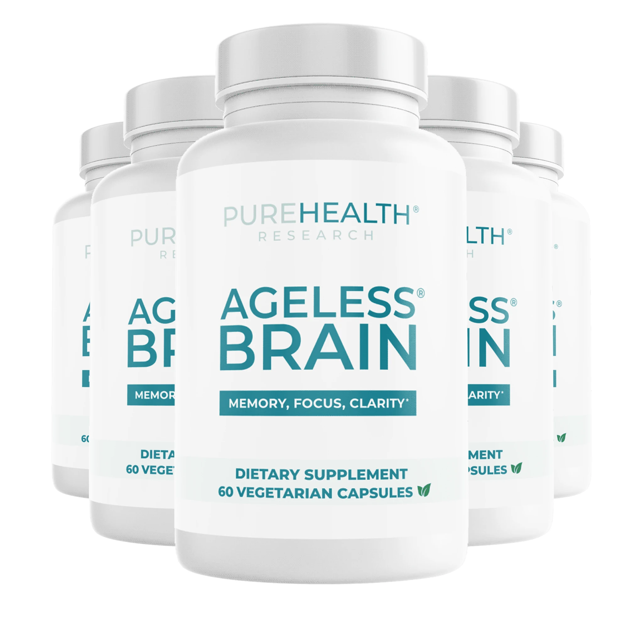 Ageless Brain - Niacin, Vitamin B6 -Memory, Focus, Boost Brain Health, Learn and Concentrate